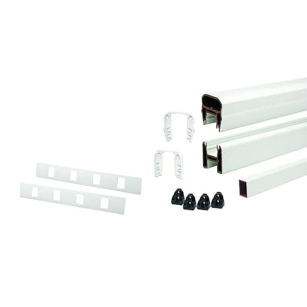 Trex Transcend 67.5 in. x 36 in. Classic White Rail Kit with Classic White Composite Balusters-Stair