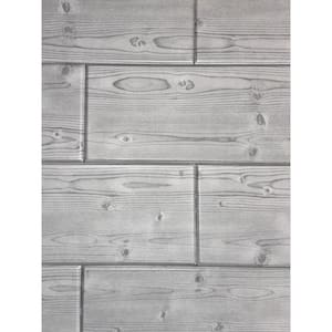 Classic Gray 0.5 ft. x 3 ft. Glue Up Foam Wood Ceiling Planks (156 sq. ft./case)