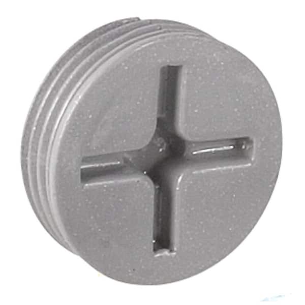 TAYMAC 3/4 in. Gray Weatherproof Metal Closure Plugs (4-Pack) CP475S ...