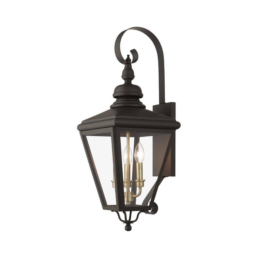 Yorktown Bronze Ourdoor Wall Sconce - 10.625 in. Hardwired, with No Bulbs Included price history on PriceWatchPro