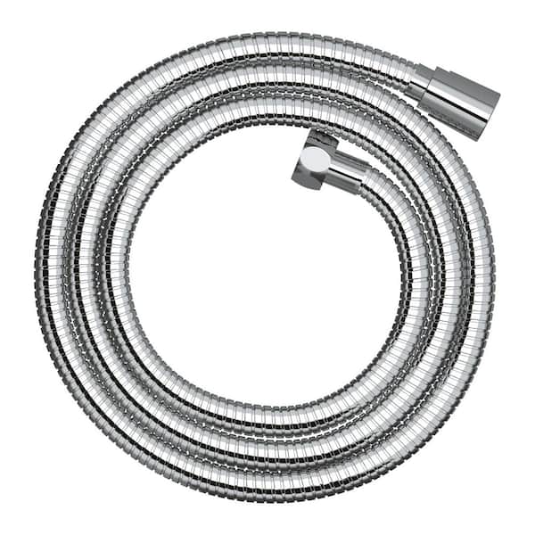 Universal 69 in. Metal Twist-Free Shower Hose in Starlight Chrome
