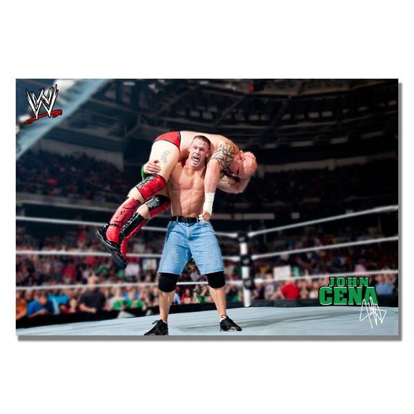 Trademark Fine Art 16 in. x 24 in. Officially Licensed WWE John Cena II Canvas Art