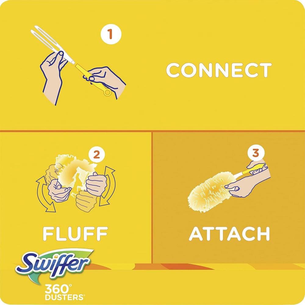 Swiffer Heavy Duty 360 Degree Unscented Duster Refills - 6 Pack