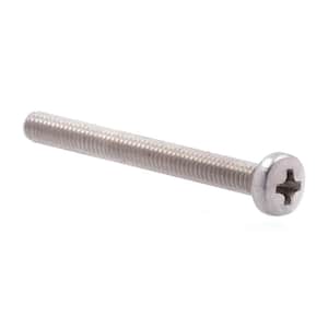 Full Thread Quantity 25 Pieces by Fastenere Phillips Drive 1/4-20 x 2 Pan Head Machine Screws Bright Finish Stainless Steel 18-8 Machine Thread