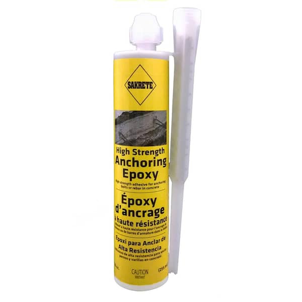 SAKRETE 8.6 oz. High Strength Anchoring Epoxy 60200050 The Home Depot
