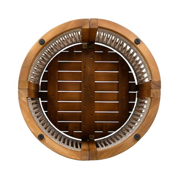 ◆YURT◆ DELI_2color [YMC07] CHRISTOPHER KNIGHT HOME Judy Boho Teak Wood Outdoor Patio