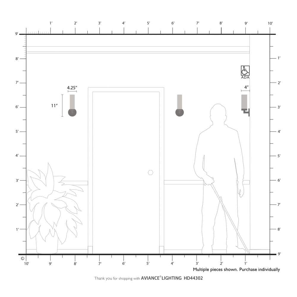 Aspen Sleek Contemporary Brushed Nickel Wall Sconce
