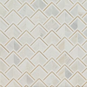 Luxor Kona Gold 9.72 in. x 13.66 in. x 6mm Stone Metal Mesh-Mounted Mosaic Tile (9.20 sq. ft./Case)