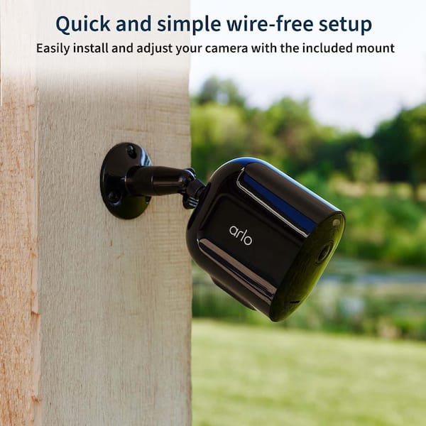 Arlo Pro 5S 2K Single Cam, Black VMC4060B-100NAS - The Home Depot