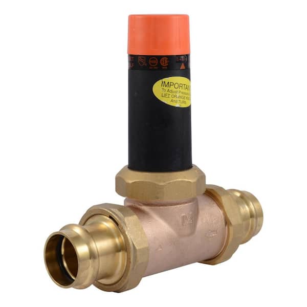 1-1/2 in. Copper Press EB25 Pressure Regulating Valve Poly Top