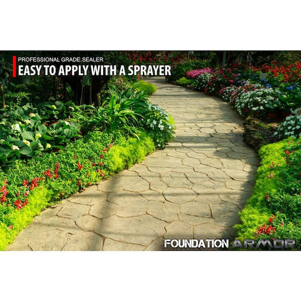 Foundation Armor - 5 gal. Penetrating Solvent Based Silane Siloxane Concrete Sealer and Masonry Water Repellent