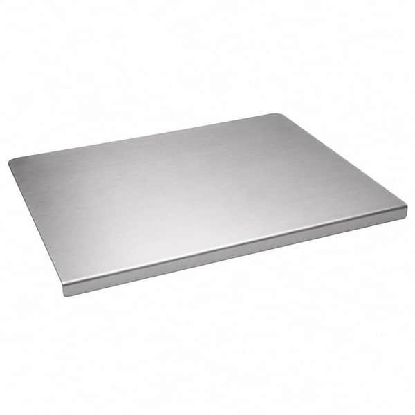 27.6 in. Stainless Steel Cutting Board, Metal Cutting Boards for Meat, Veggies, Fruits and Kneading, Non Toxic