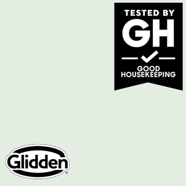 Glidden Premium 1 qt. PPG1131-1 Green Whisper Satin Interior Latex Paint