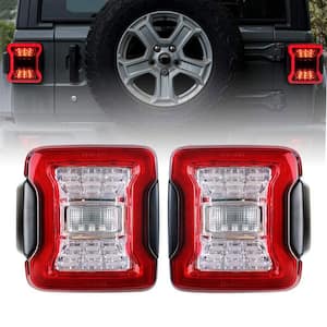 LED Tail Lights for 2018-2019 Jeep Wranglers, Pair