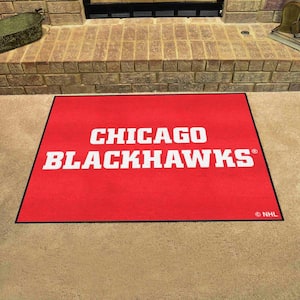 Chicago Blackhawks All-Star Red 34 in. x 42.5 in. Area Rug