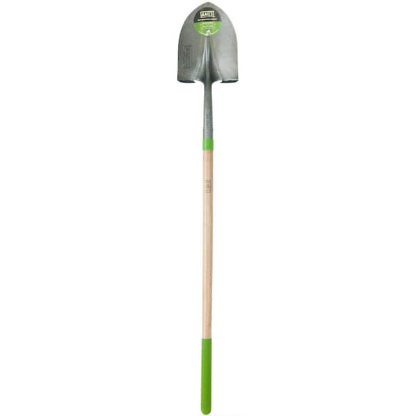 Ames 48 in. Wood Handle Round Point Shovel 2535600 The Home Depot