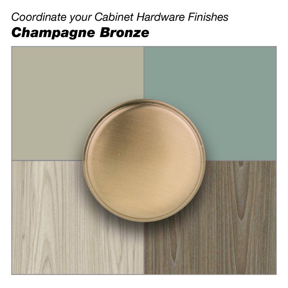 Brushed Champagne Bronze Modern Cabinet Edge Pull Handle