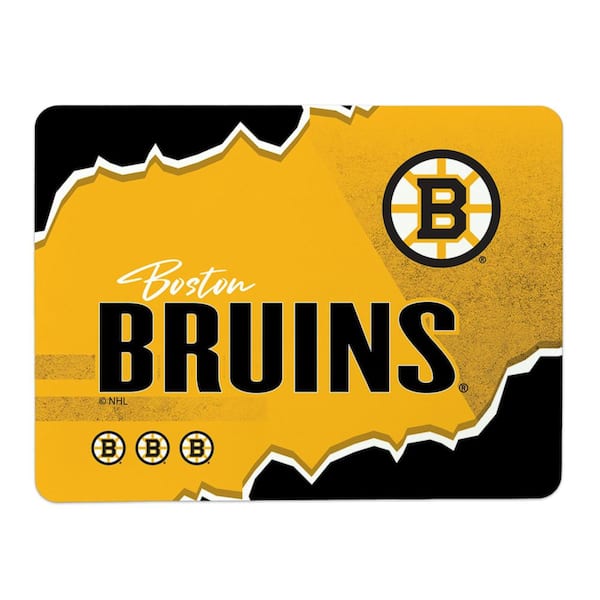 NHL Boston Bruins Torn Small Mat 15×20 inches