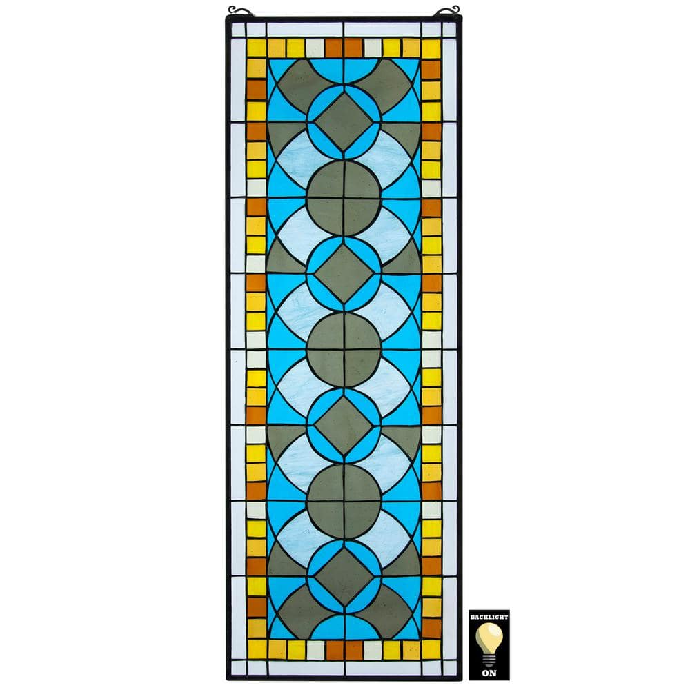 Design Toscano Boundless Rhythm Tiffany-Style Stained Glass Window