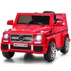 Mercedes Benz G65 Licensed 12-Volt Red Electric Kids Ride On Car RC Remote Control