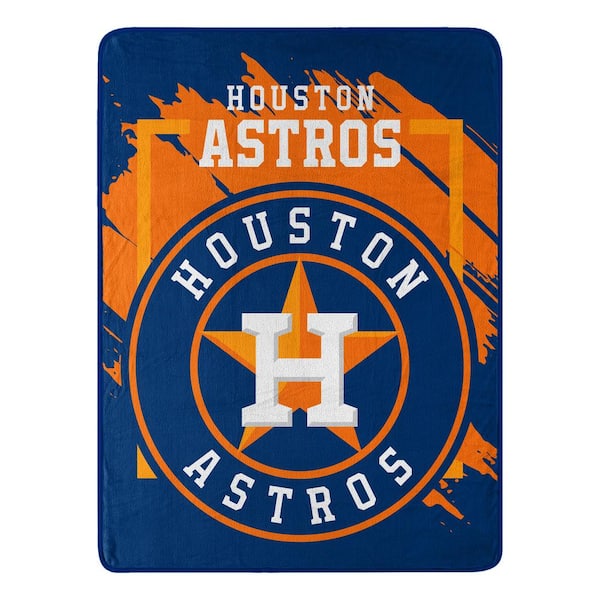 THE NORTHWEST GROUP MLB Dimensional Astros Micro Raschel Multi-Color Throw