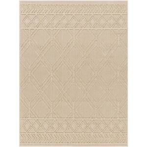 Livabliss Rockport Beige Moroccan 8 ft. x 10 ft. Indoor/Outdoor Area ...