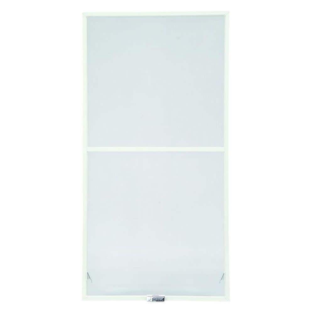 43-7/8 in. x 46-27/32 in. 200 and 400 Series White Aluminum Double-Hung Win