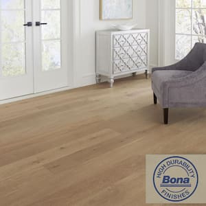 Take Home Sample - European White Oak Eclipse Smooth Engineered Hardwood Flooring - 5 in. x 7 in.