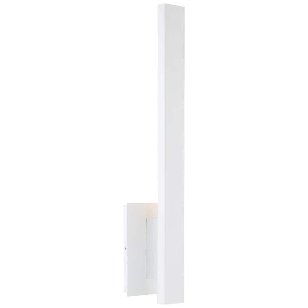 Access Lighting Haus 5 in. White LED Sconce with Acrylic Lens 62160LEDD ...