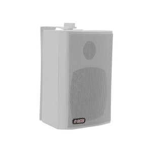 100-Watt 5-Core Outdoor White Stereo In-Wall Speaker System with Outside Surface Mount Wired Waterproof