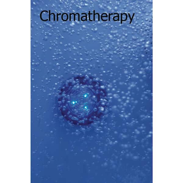 Serenity 6- 60 in. Acrylic Corner Drop-In Bathtub with DriftBath and Chromotherapy Center Drain in White