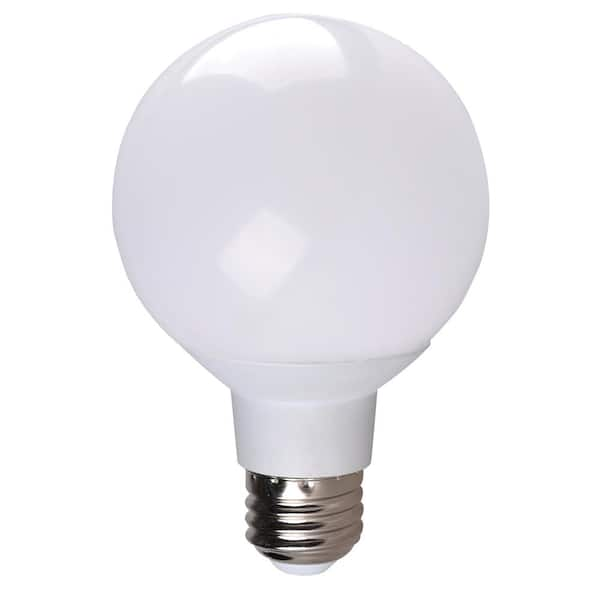 Simply Conserve 40 Watt Equivalent G25 Soft White Dimmable 25 000 Hour Led Light Bulb 24 Pack L06g2527k The Home Depot