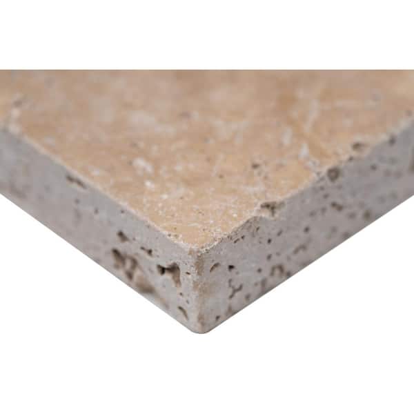 MSI Mediterranean Walnut 2 cm. x 16 in. x 24 in. Tumbled Travertine Paver Tile (160.2 Sq. Ft./Pallet)