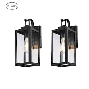 Black Square Indoor/Outdoor Lantern-Choose from 17 or 13