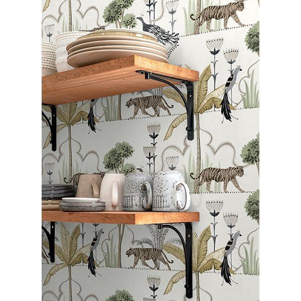 Laos Ivory Peel and Stick Wallpaper