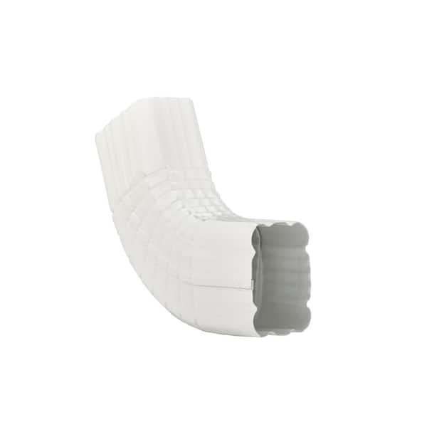 Gibraltar Building Products 2 in. x 3 in. White Steel 75 Degree B