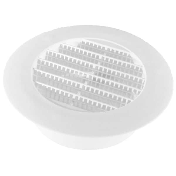 Speedi-Products 4 in. White Round Soffit Vent (4-Pack)