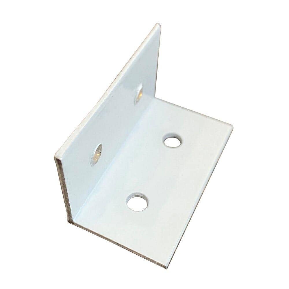 Enclosure White Bracket Clips with Fasteners (25-Pack) price history on PriceWatchPro