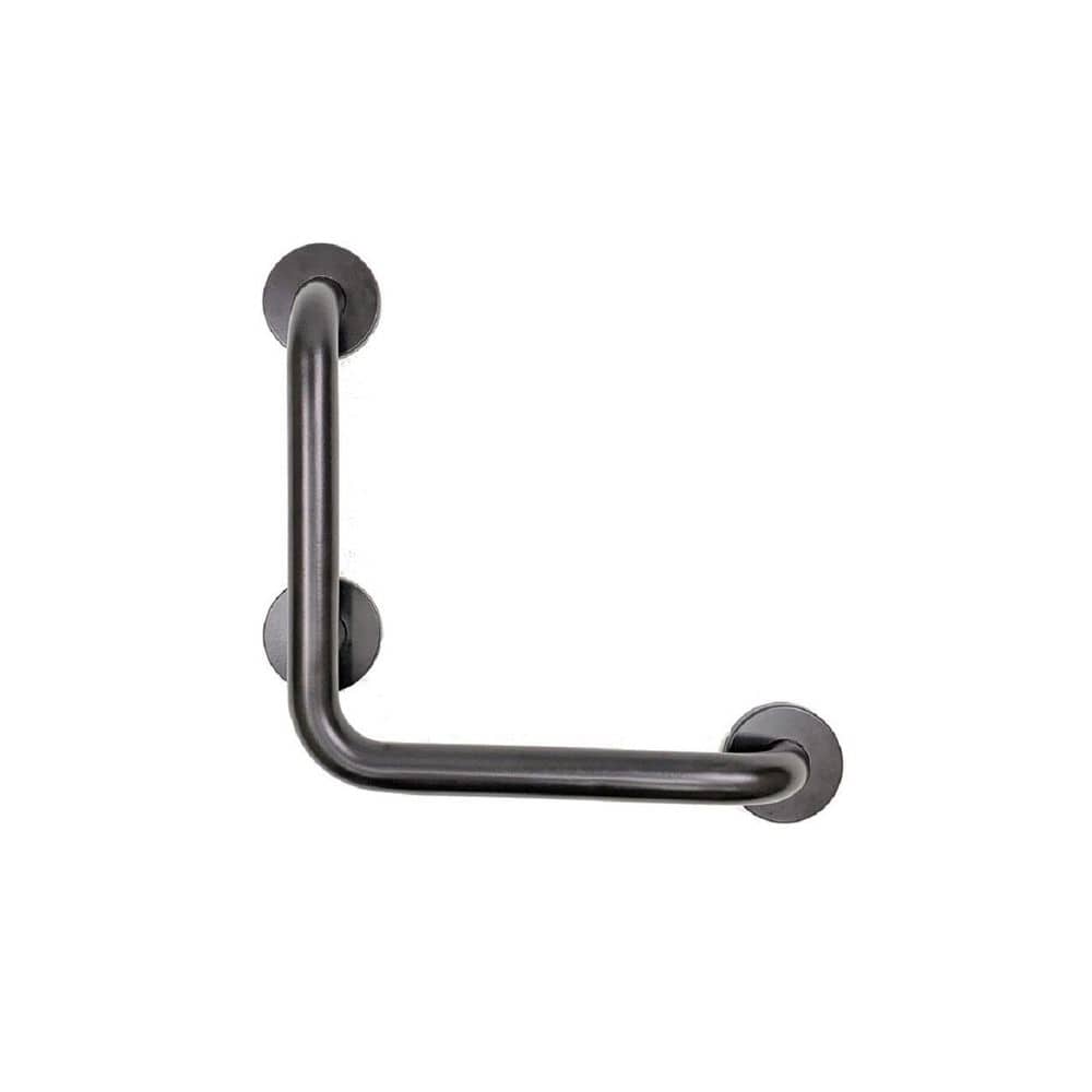 CSI Bathware 32 in. x 32 in. Right Hand Vertical Angle Grab Bar in