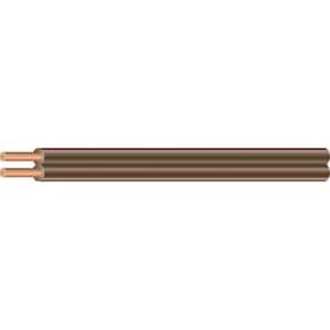 100 ft. 18/2 Brown Stranded CU SPT-1 Lamp Wire
