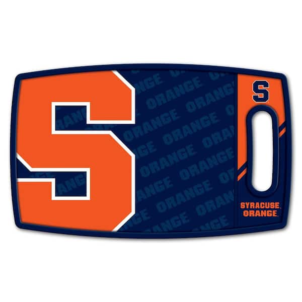 YouTheFan NCAA Syracuse Orange Logo Series Cutting Board 9in x 0.5in- Rectangle- Manufactured Wood and polypropylene