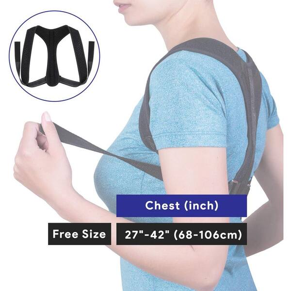Wellco Back Brace Lumbar Support Shoulder Posture Corrector For Women/Men  Back Pain Relief BABPSCO - The Home Depot