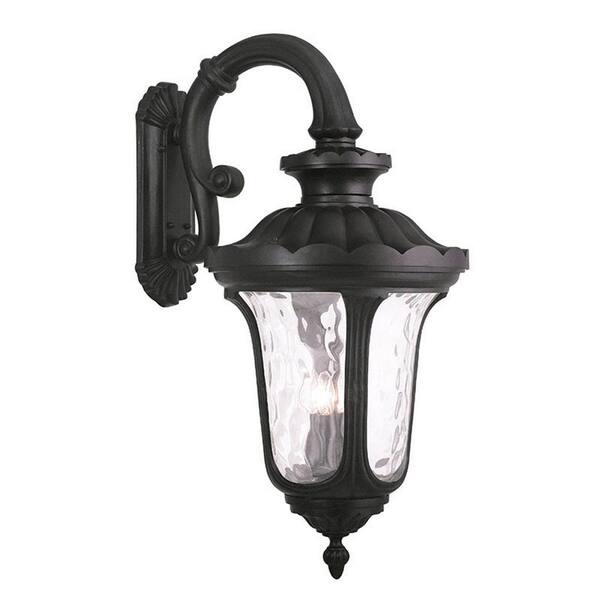 Livex Lighting Oxford 4 Light Black Outdoor Wall Sconce