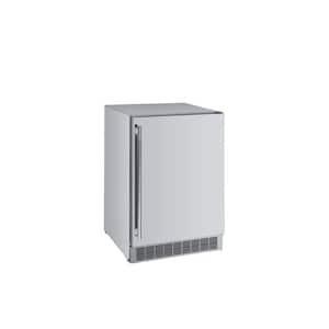 24 in. W 5.2 cu. ft. Outdoor Undercounter Compact Refrigerator Cooler in Stainless Steel