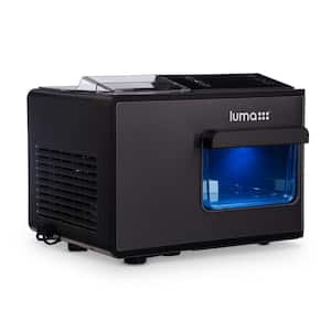 Luma 15 in. Nugget Countertop Ice Maker, 44 lbs. in 24 hours, Black Stainless Steel Ice Machine