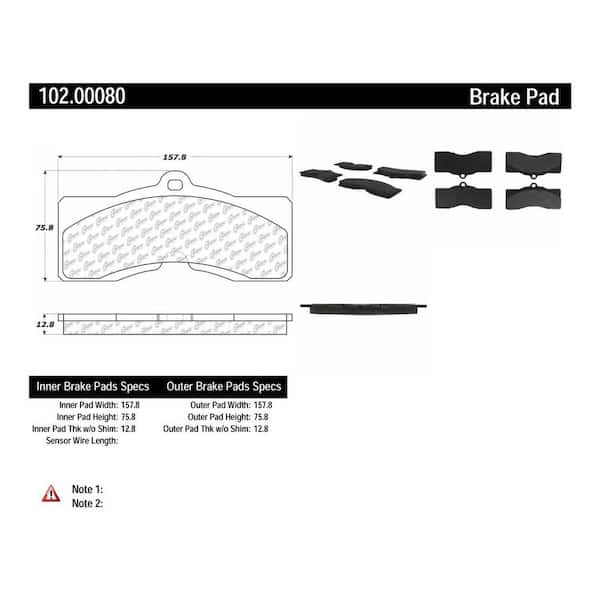 Centric Parts Disc Brake Pad Set