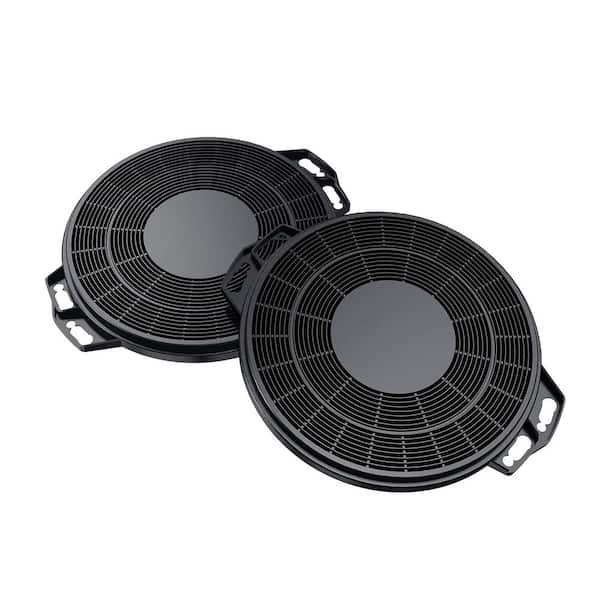 JEREMY CASS Range Hood Carbon Filters, Replacement Charcoal Filters for Ductless Ventilation (Set of 2)