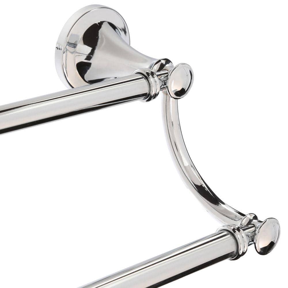 Silverton Polished Chrome 24" Double Towel Bar