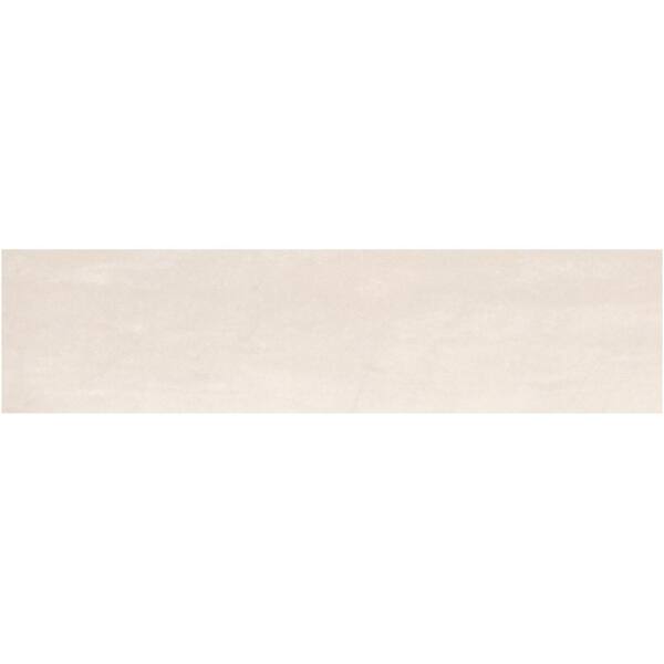 Daltile Sanford Alabaster Matte 6 in. x 24 in. Color Body Porcelain Floor and Wall Tile (10.67 sq. ft. / case)