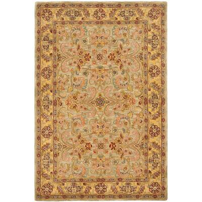 Safavieh Classic Light Green/Gold 6 ft. x 9 ft. Area Rug-CL324A-6 - The ...